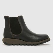 Fly London Salv Boots in Black