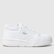 Lacoste White Lineshot Youth Trainers