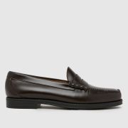 G.H. BASS Weejuns Larson Penny Loafer Shoes in Dark Brown
