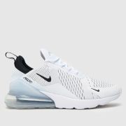 Nike Air Max 270 Trainers in White & Black