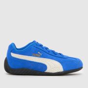 PUMA Blue SpeeDCat Boys Junior Trainers