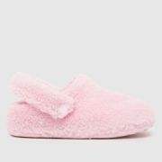 Crocs Pink Classic Cozzzy Girls Youth Slippers