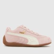 PUMA Pink SpeeDCat Girls Junior Trainers