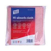 Robert Scott Hi-Absorb Microfibre Cloth Red (5 Pack) 103986RED