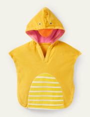 Chick Towelling Throw On Sweetcorn Yellow Chick Baby Boden, Sweetcorn Yellow Chick