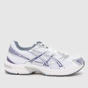 ASICS GEL-1130 Trainers in White & Purple