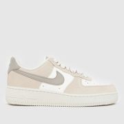 Nike Air Force 1 Trainers in Natural