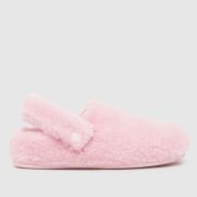 Crocs Classic Cozzzy Slippers in Pale Pink