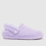 Crocs Classic Cozzzy Slippers in Lilac