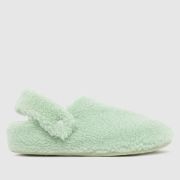 Crocs Classic Cozzzy Slippers in Green