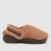 Crocs Classic Unfurgettable Clog Sandals in Brown