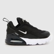 Nike Black & White Air Max 270 Toddler Trainers
