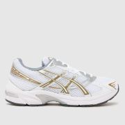 ASICS GEL-1130 Trainers in White & Brown