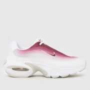 Nike Air Max Portal Trainers in White & Burgundy