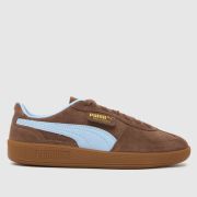 PUMA Palermo Trainers in Brown Multi