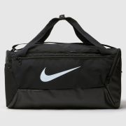 Nike Black & White Brasilia Training Duffle Bag