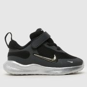 Nike Black Multi Revolution 7 SE Girls Toddler Trainers
