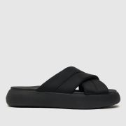 TOMS Alpagarta Mallow Crossover Sandals in Black TOMS Alpagarta Mallow Crossover Sandals in Black