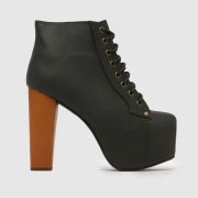 JEFFREY CAMPBELL Lita Platform Boots in Black JEFFREY CAMPBELL Lita Platform Boots in Black