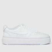Nike Court Vision Alta Trainers in White Nike Court Vision Alta Trainers in White
