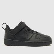 Nike Black Court Borough Low Recraft Toddler Trainers Nike Black Court Borough Low Recraft Toddler Trainers