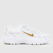 Nike White & Gold P-6000 Youth Trainers Nike White & Gold P-6000 Youth Trainers