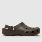Crocs Classic Clog Sandals in Dark Brown Crocs Classic Clog Sandals in Dark Brown