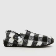 Crocs Classic Cozzzy Slippers in Black & White Crocs Classic Cozzzy Slippers in Black & White