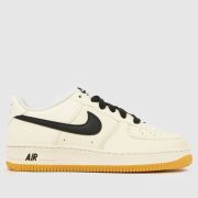 Nike Beige Air Force 1 LV8 Boys Youth Trainers Nike Beige Air Force 1 LV8 Boys Youth Trainers
