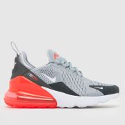 Nike Grey Multi Air Max 270 Boys Youth Trainers Nike Grey Multi Air Max 270 Boys Youth Trainers