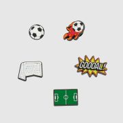 Crocs Multi Jibbitz Football 5 Pack Crocs Multi Jibbitz Football 5 Pack