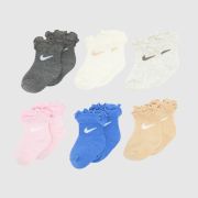 Nike Multi Infant Ruffle Socks 6PK Nike Multi Infant Ruffle Socks 6PK