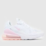 Nike White Air Max 270 Girls Youth Trainers Nike White Air Max 270 Girls Youth Trainers