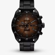 Diesel Mens Spiked Chronograph Brown Dial Watch DZ4691 Diesel Mens Spiked Chronograph Brown Dial Watch DZ4691