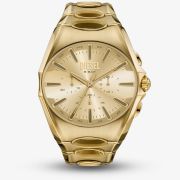 Diesel Mens D-Curve Gold Plated Chronograph Dial Watch DZ4695 Diesel Mens D-Curve Gold Plated Chronograph Dial Watch DZ4695
