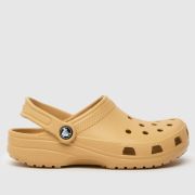 Crocs Tan Classic Clog Youth Sandals Crocs Tan Classic Clog Youth Sandals