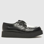 UNDERGROUND Original Wulfrun Creeper Shoes in Black & White