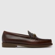 G.H. BASS Easy Weejun Lincoln Loafer Shoes in Brown