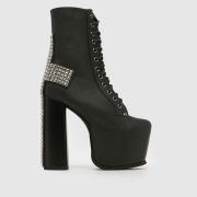 JEFFREY CAMPBELL BL-Cross Platform Boots in Black