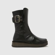 Fly London Razy Calf Boots in Black