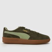PUMA Palermo Trainers in Khaki