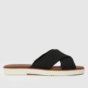 TOMS Mae Crossover Sandals in Black