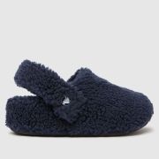 Crocs Navy Classic Cozzzy Boys Junior Slipper