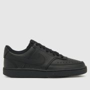 Nike Court Vision Low Better Trainers in Black