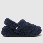 Crocs Navy Classic Cozzzy Boys Youth Slippers
