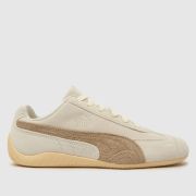 PUMA Speedcat Trainers in Off-White Multi
