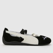 PUMA Speedcat Ballet Trainers in Black & White