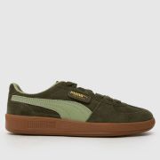 PUMA Palermo Trainers in Khaki PUMA Palermo Trainers in Khaki