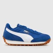 PUMA Blue Easy rider Vintage Boys Junior Trainers