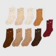 Nike Multi Crew Socks Box Set 9PK